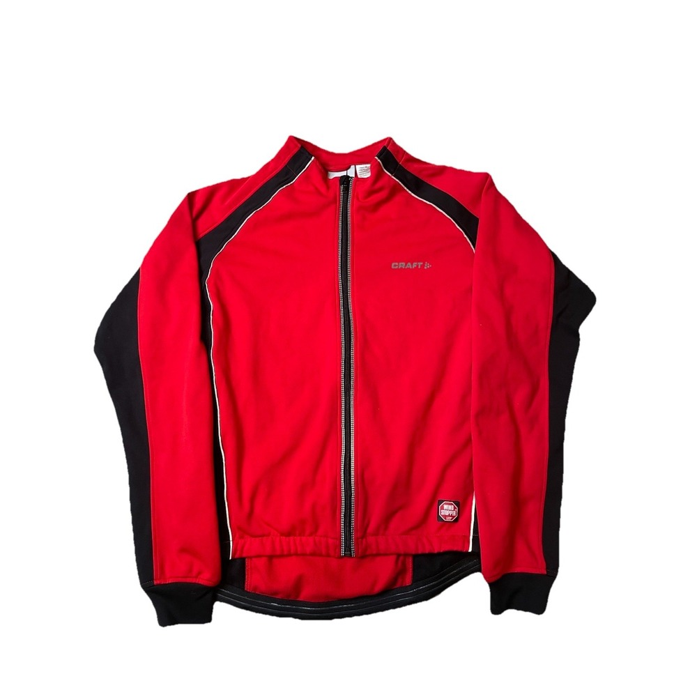 Craft Windstopper‎ Cycling Jacket Full Zip L3 Protection Red Large